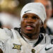 ORLANDO, FL - SEPTEMBER 28: Colorado Buffaloes wide receiver Travis Hunter (12) looks into the crowd during a college football game between the Colorado Buffaloes and the UCF Knights on September 28th, 2024 at FBC Mortgage Stadium in Orlando, FL. (Photo by Chris Leduc/Icon Sportswire via Getty Images)