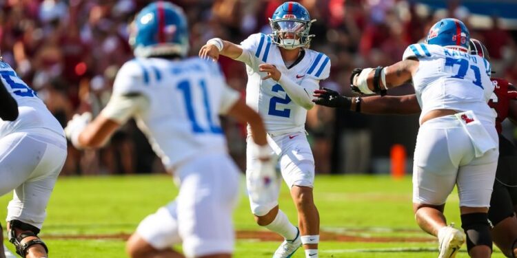 NCAA Football: Mississippi at South Carolina