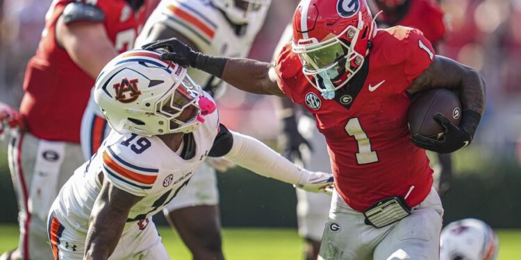 NCAA Football: Auburn at Georgia