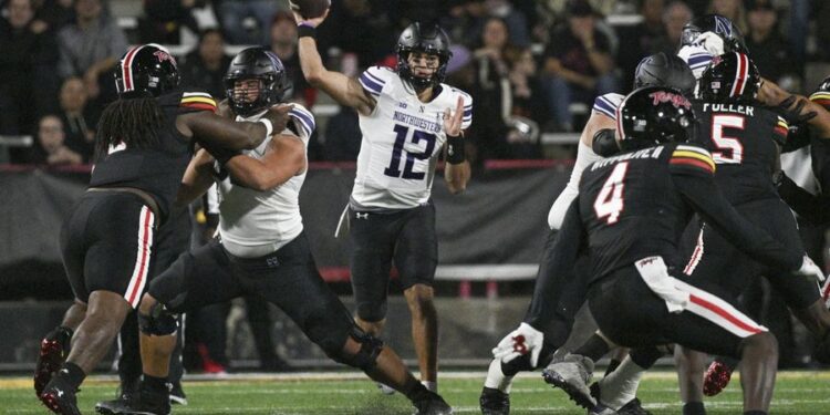 NCAA Football: Northwestern at Maryland