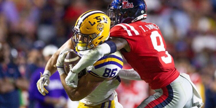 NCAA Football: Mississippi at Louisiana State