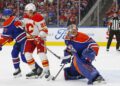 NHL: Calgary Flames at Edmonton Oilers