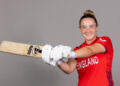 DUBAI, UNITED ARAB EMIRATES - SEPTEMBER 28: Alice Capsey of England poses for a portrait prior to the ICC Women's T20 World Cup 2024 on September 28, 2024 in Dubai, United Arab Emirates. (Photo by Alex Davidson-ICC/ICC via Getty Images)