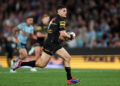 SYDNEY, AUSTRALIA - SEPTEMBER 28:  Nathan Cleary of the Panthers makes a break during the NRL Preliminary Final match between the Penrith Panthers and the Cronulla Sharks at Accor Stadium on September 28, 2024 in Sydney, Australia. (Photo by Matt King/Getty Images)