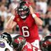 <span>Baker Mayfield’s Bucs lost to the Ravens on Monday but the quarterback has been on an upswing this season. </span><span>Photograph: Kim Klement Neitzel/USA Today Sports</span>