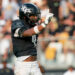 ORLANDO, FL - SEPTEMBER 28: UCF Knights defensive back Braeden Marshall (4) celebrates a pass break up during a college football game between the Colorado Buffaloes and the UCF Knights on September 28th, 2024 at FBC Mortgage Stadium in Orlando, FL. (Photo by Chris Leduc/Icon Sportswire via Getty Images)