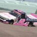 HOMESTEAD, FL - OCTOBER 26: Matt Mills (#42 Niece Motorsports Utilitra/J.F. Electric Chevrolet) during the NASCAR Craftsman Truck Series Baptist Health 200 on October 26, 2024, at Homestead-Miami Speedway in Homestead, FL. (Photo by Malcolm Hope/Icon Sportswire via Getty Images)