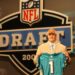 NEW YORK - APRIL 26:  Offensive Tackle Jake Long of Michigan holds up a jersey after being selected by the Miami Dolphins with the No.1 overall pick of the 2008 National Football League Draft on April 26, 2008 at Radio City Music Hall in New York City.  (Photo by Al Pereira/Getty Images)