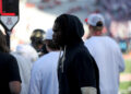 TUCSON, AZ - OCTOBER 19: Colorado Buffaloes wide receiver Travis Hunter #12 during the second half of a football game between the University of Colorado Buffaloes and the University of Arizona Wildcats.  October 19, 2024 at Arizona Stadium in Tucson, AZ. (Photo by Christopher Hook/Icon Sportswire via Getty Images)