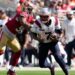 Jacoby Brissett tackled by Kevin Givens