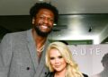 Julius Randle and Kendra Randle attend an event