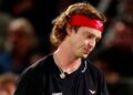 Andrey Rublev reacts