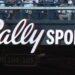 A Bally Sports sign