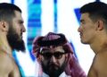 Artur Beterbiev and Dmitry Bivol face off