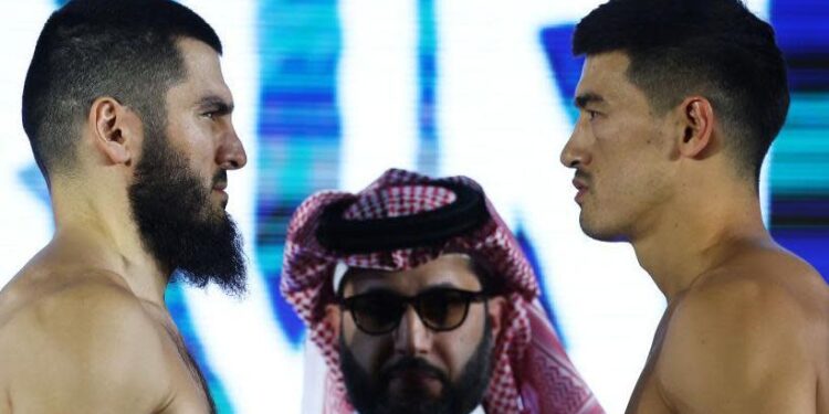 Artur Beterbiev and Dmitry Bivol face off