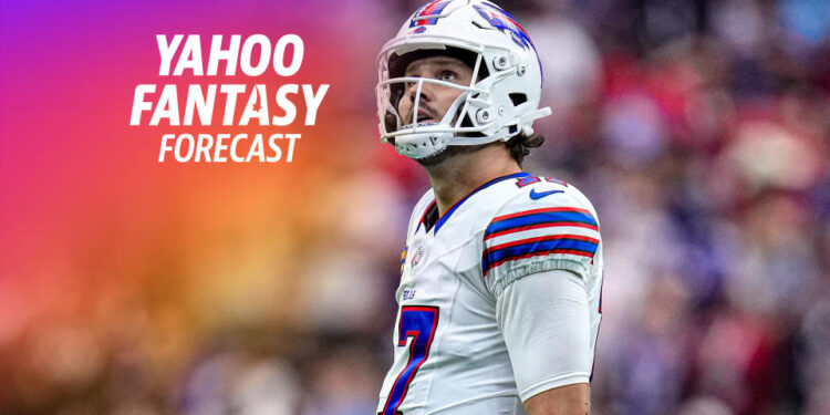 Week 5 is in the books and oh my there's a lot of panic on these fantasy streets. Dalton Del Don joins Matt Harmon for another edition of the 'People's Panic Meter' to answer all of your listener submissions. The duo examines the situations for Breece Hall, Buffalo Bills, Bijan Robinson and many more. (Credit: AP Photo/Eric Christian Smith)