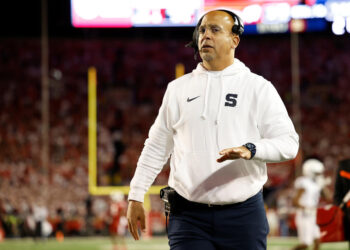 James Franklin and the Nittany Lions have struggled in big-time matchups throughout his tenure. (John Fisher/Getty Images)