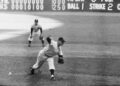 Don Larsen pitches