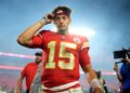 <span>Patrick Mahomes is far from his vintage self but the Chiefs are still 6-0.</span><span>Photograph: Charlie Riedel/AP</span>