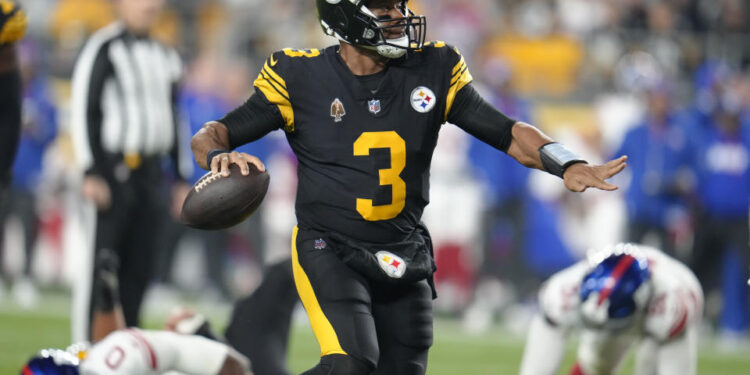 Pittsburgh Steelers quarterback Russell Wilson is off to a hot start this season. (AP Photo/Gene J. Puskar)