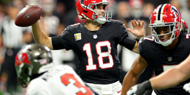 Kirk Cousins of the Atlanta Falcons had a huge game against the Tampa Bay Buccaneers. (Photo by Kevin C. Cox/Getty Images)