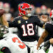 Kirk Cousins of the Atlanta Falcons had a huge game against the Tampa Bay Buccaneers. (Photo by Kevin C. Cox/Getty Images)