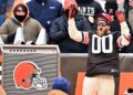 Jake Paul at Browns game