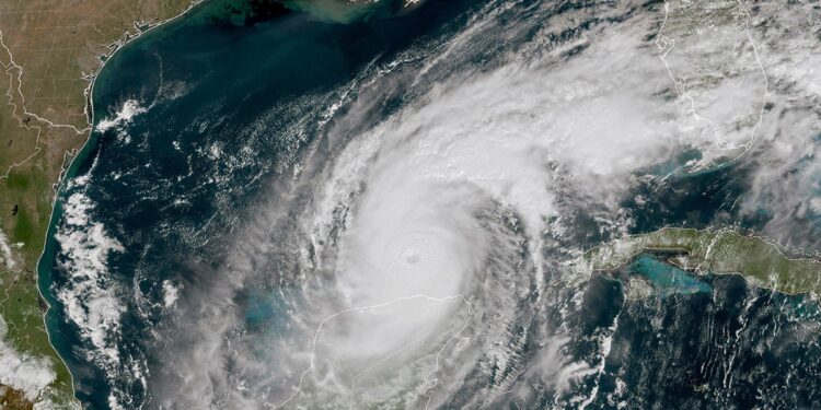 Milton in the Gulf of Mexico