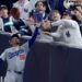 Fans interfere with Mookie Betts