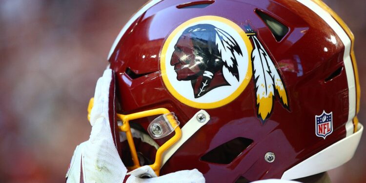 Look at the Redskins helmet