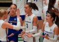 San Jose State women's volleyball players