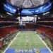 A general view inside Mercedes-Benz Stadium