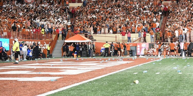 Debris on texas field