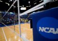 NCAA volleyball net