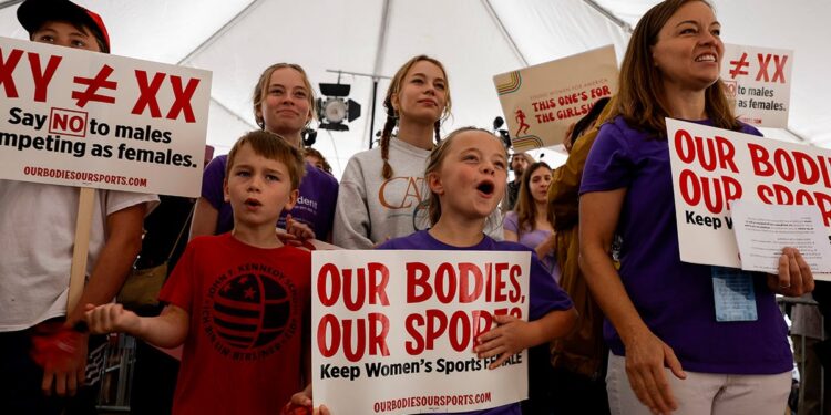 Women's sports protest