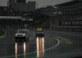 SAO PAULO, BRAZIL - NOVEMBER 2: Maintenance teams and race directors circulate around the Interlagos track to assess race conditions for qualifying, during a storm that hit the city of Sao Paulo on Saturday afternoon 2. After more than 1 hour of rain, qualifying was cancelled. (Photo by Stringer/Anadolu via Getty Images)