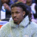 Memphis Grizzlies guard Ja Morant looks on from the bench in the first half of an NBA basketball game against the Washington Wizards Friday, Nov. 8, 2024, in Memphis, Tenn. (AP Photo/Brandon Dill)