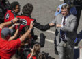 Georgia Bulldogs head coach Kirby Smart leads his two-loss team into unfamiliar territory against Tennessee this week. Mandatory Credit: Dale Zanine-Imagn Images