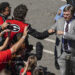 Georgia Bulldogs head coach Kirby Smart leads his two-loss team into unfamiliar territory against Tennessee this week. Mandatory Credit: Dale Zanine-Imagn Images