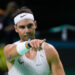 MALAGA, SPAIN - NOVEMBER 18: Rafael Nadal of Spain practices during the Davis Cup 2024 at Martin Carpena Pavilion on November 18, 2024, in Malaga, Spain. (Photo By Oscar J. Barroso/Europa Press via Getty Images)