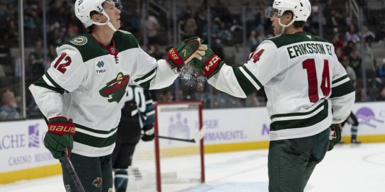 NHL: Minnesota Wild at San Jose Sharks