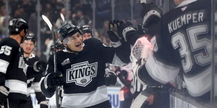 NHL: Columbus Blue Jackets at Los Angeles Kings