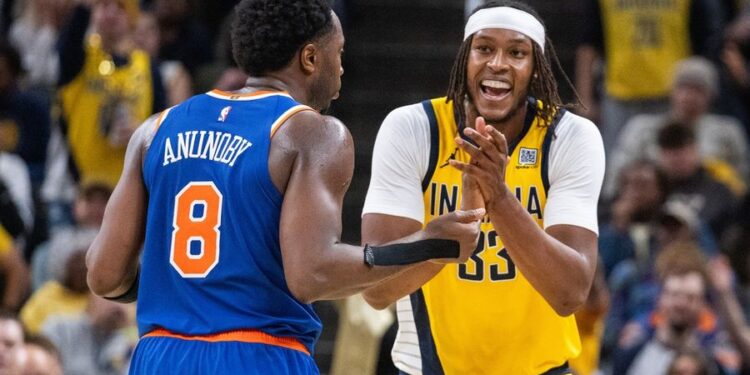 NBA: New York Knicks at Indiana Pacers