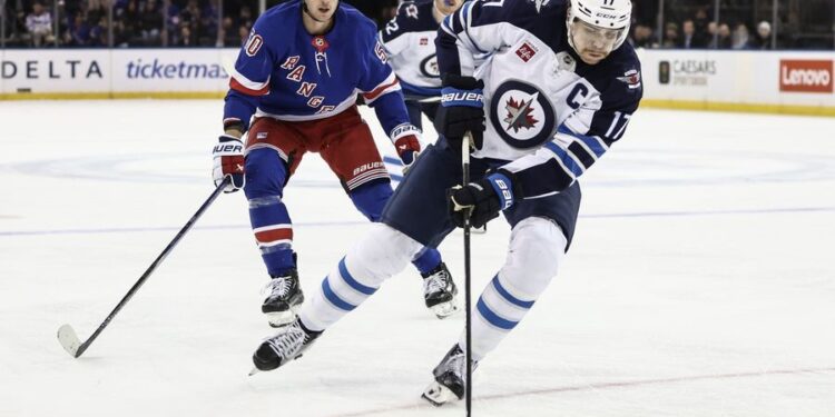 NHL: Winnipeg Jets at New York Rangers