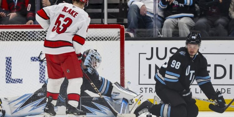 NHL: Carolina Hurricanes at Utah