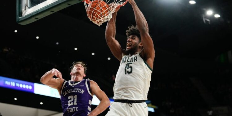 NCAA Basketball: Tarleton State at Baylor