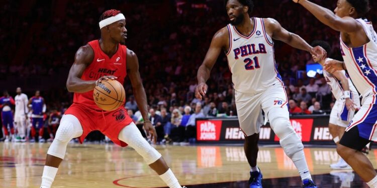 NBA: Philadelphia 76ers at Miami Heat