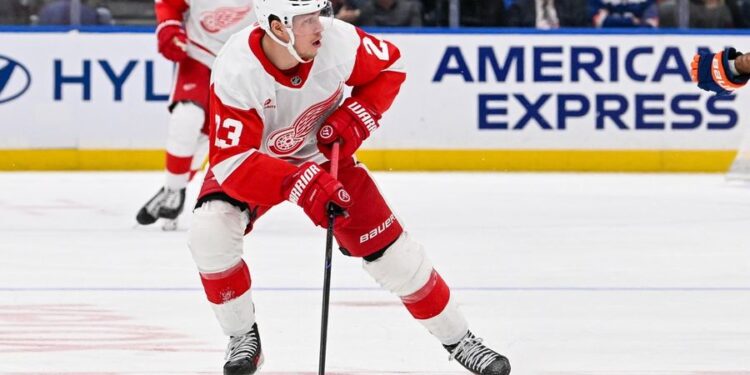 NHL: Detroit Red Wings at New York Islanders