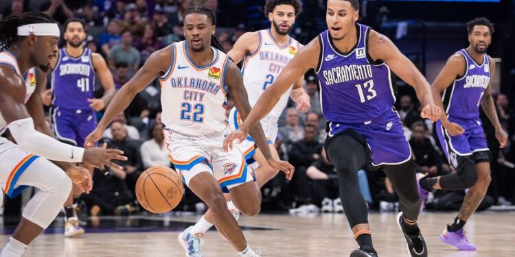 NBA: Oklahoma City Thunder at Sacramento Kings