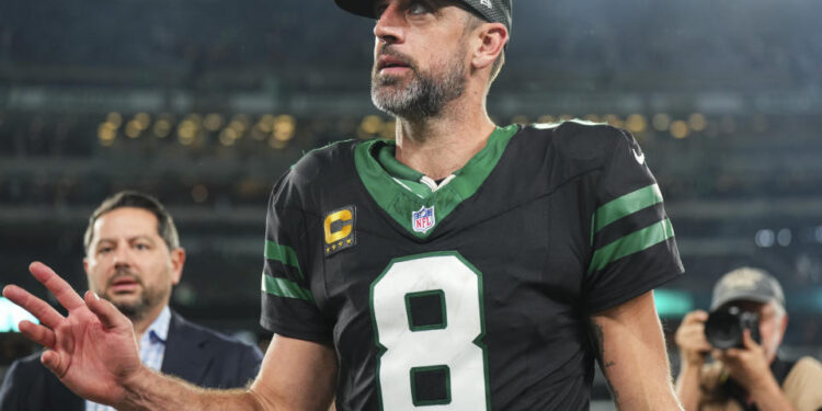 Will Aaron Rodgers return to the Jets next season? (Cooper Neill/Getty Images)